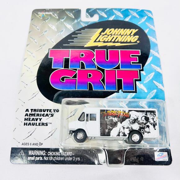 Johnny Lightning Three Stooges True Grit Delivery Step Van 2000 1:64 Diecast New - Picture 1 of 4